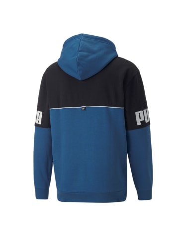 Puma Hoodie Pullover Colorblock in Blau