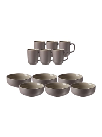 Ritzenhoff & Breker 12er Set Brunchset Jasper in taupe