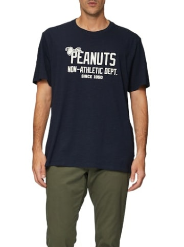 S. Oliver Print T-Shirt für Herren in blau