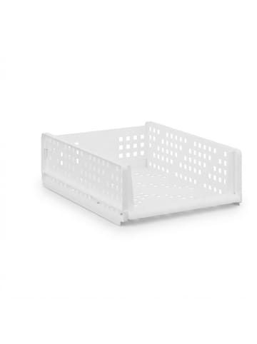 relaxdays 3 x Schrank Organizer in Weiß - (B)33,5 x (H)13 x (T)43,5 cm