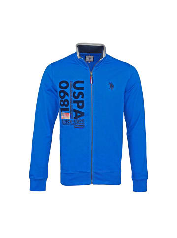 U.S. Polo Assn. Jacke 'Full Zip' in blau