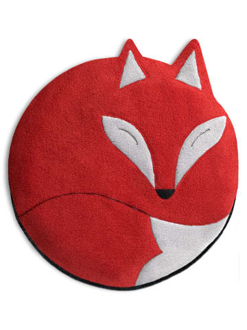 Leschi Wärmekissen "Fuchs Luca" in Rot - Ø 25 cm