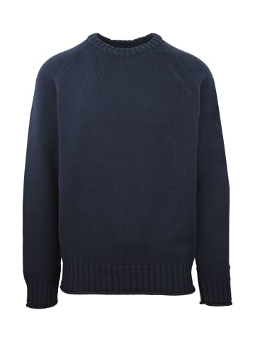 Carlo Colucci Rundhalspullover Fucci in Navy
