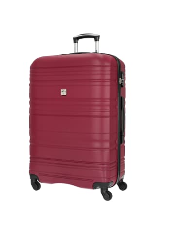 Paradise by CHECK.IN Santiago - 4-Rollen-Trolley 76 cm in beere