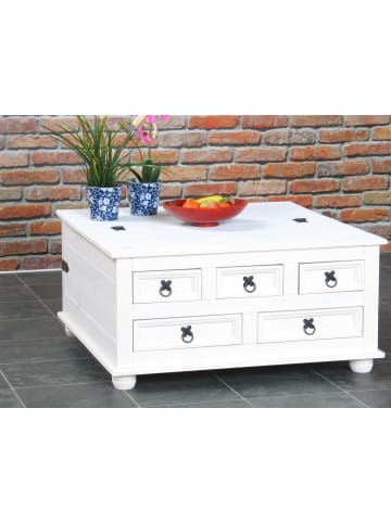 ebuy24 Couchtisch New Mexico Braun 92 x 92 cm