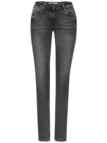 Cecil Jeans in black used wash