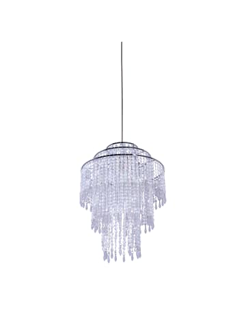 näve Pendelleuchte "Lina" in klar/transparent - (L)32 cm x (B)32 cm x (H)43 cm