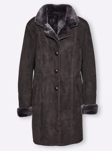 Mainpol Lammfell-Jacke in braun