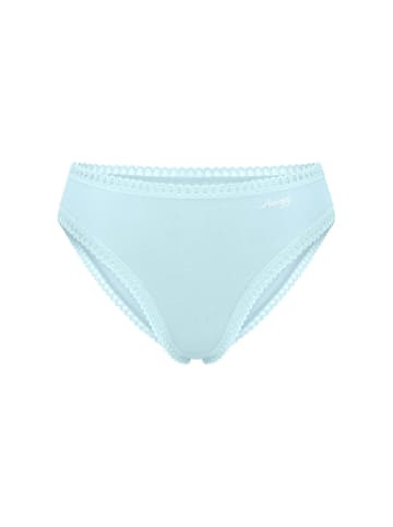 Sloggi Slip 3er Pack in Weiß/Blau