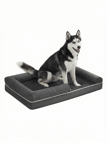 Feandrea Hundebett Blomfy in Dunkelgrau - (B)120 x (H)20 x (T)85 cm