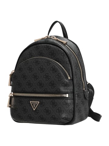 Guess Manhattan II - Rucksack 26 cm (dark taupe logo) in coal logo