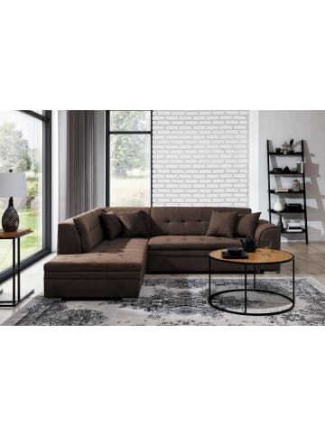 MF Design Piri Recamiere Links in Braun -  (L) 260 x (B) 260 x (H) 78 cm