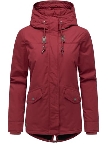 ragwear Winterjacke Parkker Warm YOUMODO in Wine Red