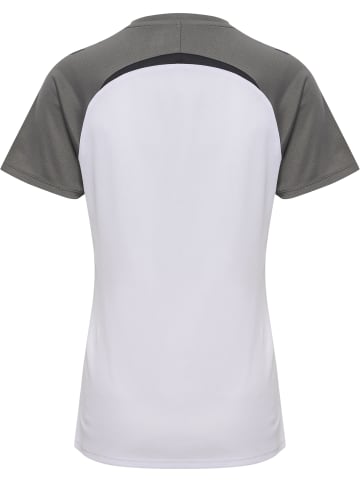 Hummel T-Shirt Hmllead Damen in WHITE/STEEL GRAY