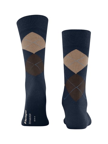 Burlington Edinburgh Socke in Marine