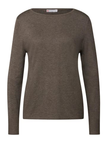 Street One Pullover in nomad brown mel.