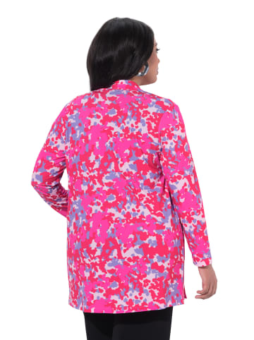 Ulla Popken Shirtjacke in pink