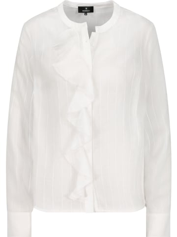 monari Bluse mit Volants und Streifen in Off-White
