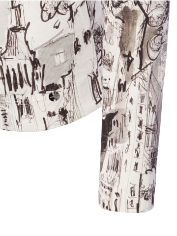 MARC CAIN COLLECTIONS Langarmshirt in ecru grau
