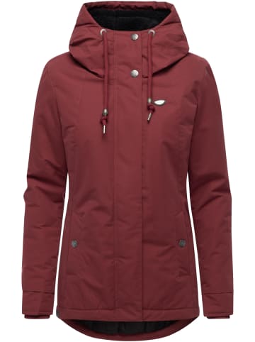 ragwear Kurzmantel Alvena YOUMODO in Wine Red