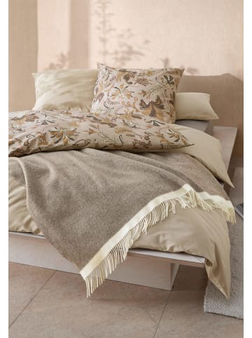 Hessnatur Hessnatur Plaid JONNE aus reiner Bio-Lambswool in naturbraun