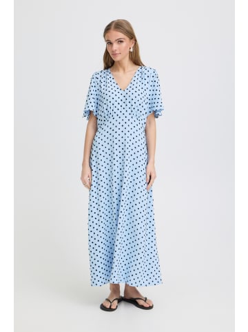 ICHI Casual IHZABBY Regular fit in GRAPHIC DOT POWDER BLUE
