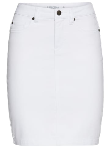ARIZONA Jeansrock in white
