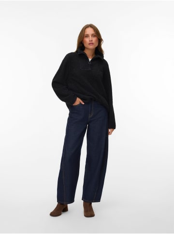 Vero Moda Teddyfell Jacke in Black