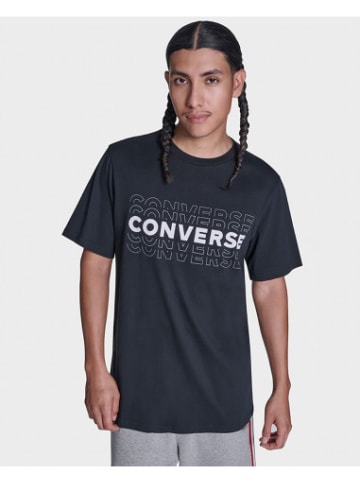 Converse Tshirt in Schwarz
