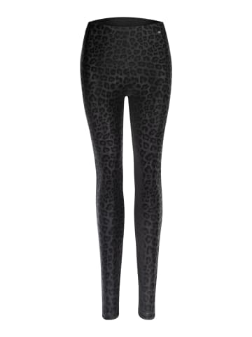 Nur Die Vegane Leggings in Leder-Optik NUR DIE x KILIAN KERNER in schwarz leo