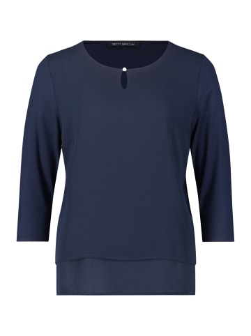 Betty Barclay Blusenshirt im Layer Look in dunkelblau