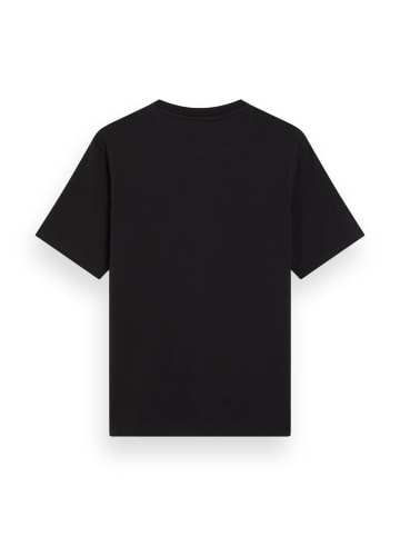 Scotch & Soda T-Shirt 'CORE LOGO' in schwarz