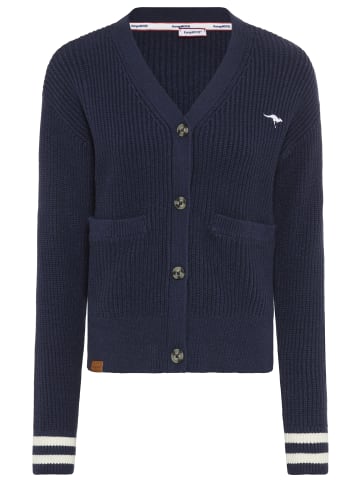 Kangaroos Cardigan in Marine