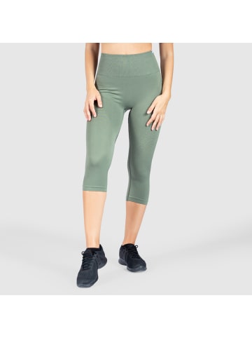 SMILODOX Capri Leggings Bloom in Olive