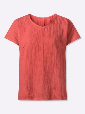 Sieh an! Schlupfbluse in grapefruit