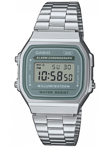 Casio Vintage Iconic Digitaluhr Hellgrau Anthrazit / Silber