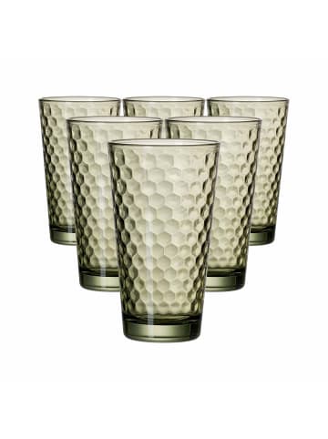 Ritzenhoff & Breker 6er Set Longdrinkgläser Favo in 400 ml in Oliv
