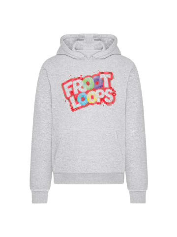 F4NT4STIC Hoodie Kellogg's Froot Loops Breakfast Cereal Pop Art in grau meliert