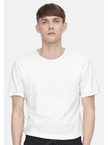 ONLY & SONS T-Shirt ONSBENNE in Weiß