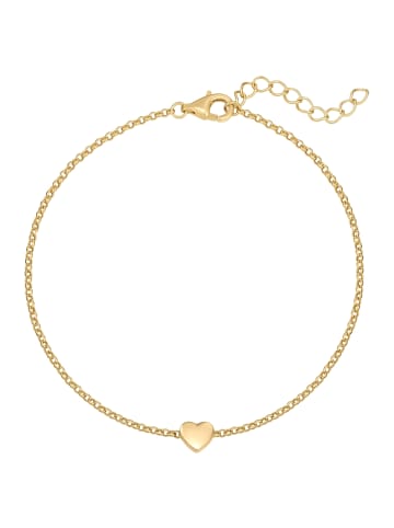 Rafaela Donata Armband Herz aus Sterling Silber mit in gelbgold