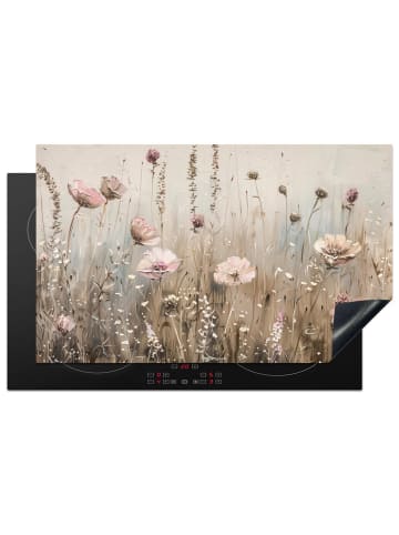 KitchenYeah Herdabdeckplatte Blumenfeld