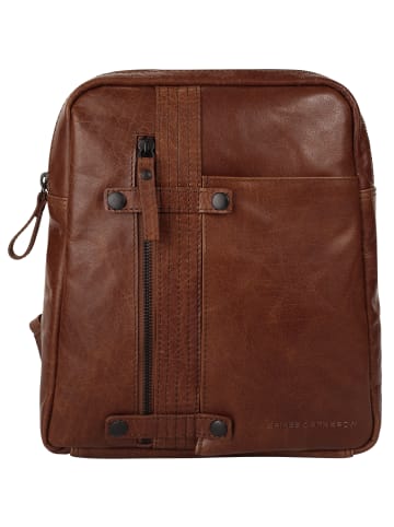 SPIKES & SPARROW Rucksack echt Leder in cognac