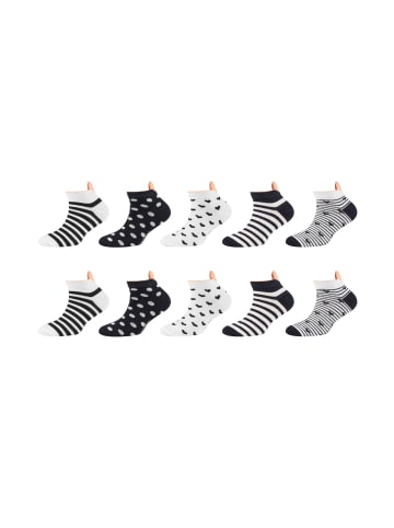 camano Sneakersocken 10er Pack ca-soft in offwhite