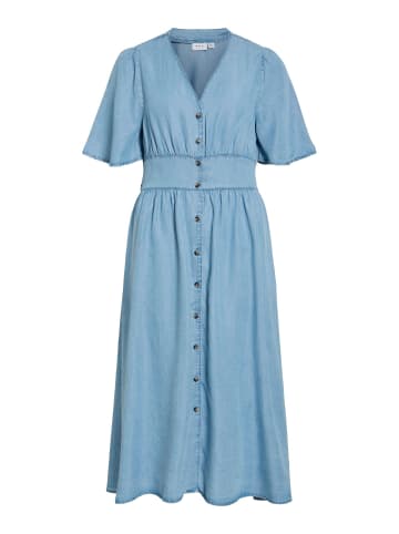 Vila Maxikleid in Light Blue Denim1