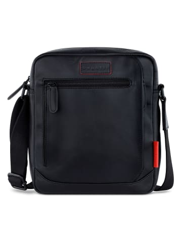 Bugatti Clark Umhängetasche Leder 21 cm schwarz