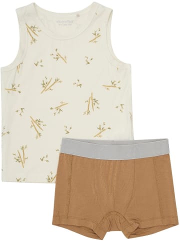 Minymo Kinder Unterwäsche "Underwear set boys" in Braun