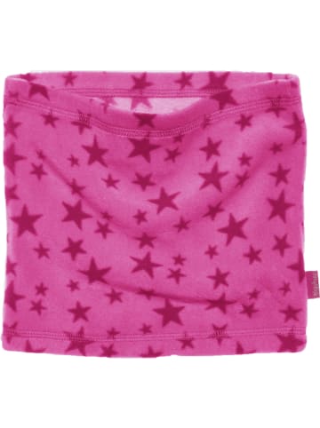 Playshoes Fleece-Schlauchschal Sterne in Pink
