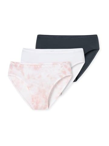 Schiesser Slip 95/5 in graphit, weiss, rosa