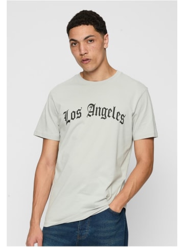 Mister Tee T-Shirt "Los Angeles Wording Tee" in Grau