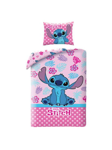 COFI 1453 Disney Lilo & Stitch Bettwäsche 140 × 200 cm Baumwolle Bettbezug in Mehrfarbig